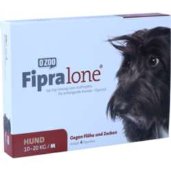 Verpackungsbild (Packshot) von FIPRALONE 134 mg Lsg.z.Auftropf.f.mittelgro.Hunde