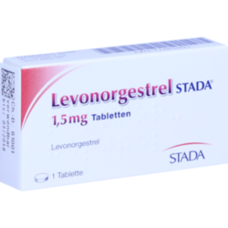 Verpackungsbild (Packshot) von LEVONORGESTREL STADA 1,5 mg Tabletten