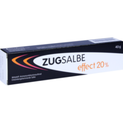 Verpackungsbild(Packshot) von ZUGSALBE effect 20% Salbe