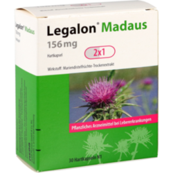 Verpackungsbild (Packshot) von LEGALON Madaus 156 mg Hartkapseln