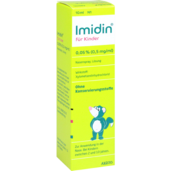 Verpackungsbild (Packshot) von IMIDIN für Kinder 0,05% 0,5 mg/ml Nasenspray