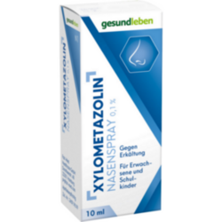 Verpackungsbild (Packshot) von XYLOMETAZOLIN 0,1% Nasenspray gesundleben