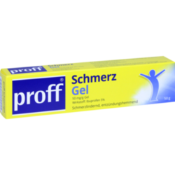 Verpackungsbild (Packshot) von PROFF Schmerzgel 50 mg/g