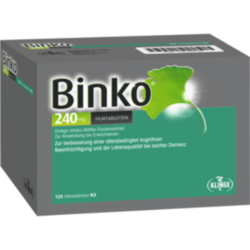 Beipackzettel von BINKO 240 mg Filmtabletten