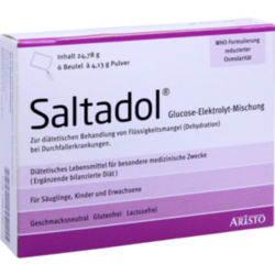 Verpackungsbild (Packshot) von SALTADOL Elektrolyt Plv.z.Her.e.Lsg.z.Einnehmen