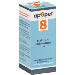 Verpackungsbild(Packshot) von APOPET Schüßler-Salz Nr.8 Natrium chlor.D 6 vet.