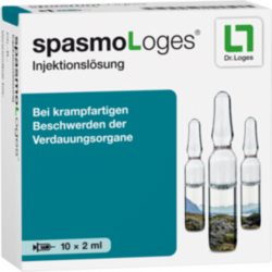 Verpackungsbild (Packshot) von SPASMOLOGES Injektionslösung 2 ml Ampullen