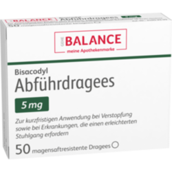Verpackungsbild (Packshot) von BISACODYL Abführdragees 5 mg BALANCE