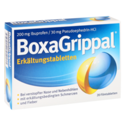 Verpackungsbild (Packshot) von BOXAGRIPPAL Erkältungstabletten 200 mg/30 mg FTA