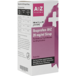 Verpackungsbild (Packshot) von IBUPROFEN AbZ 20 mg/ml Sirup