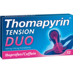 Verpackungsbild (Packshot) von THOMAPYRIN TENSION DUO 400 mg/100 mg Filmtabletten