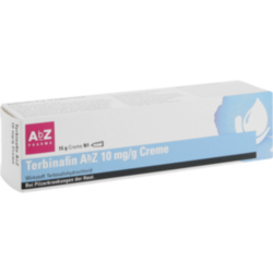 Verpackungsbild (Packshot) von TERBINAFIN AbZ 10 mg/g Creme