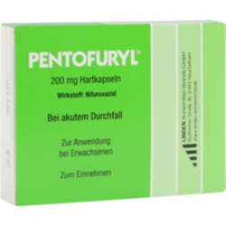 Verpackungsbild (Packshot) von PENTOFURYL 200 mg Hartkapseln
