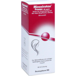 Verpackungsbild (Packshot) von MINOXICUTAN Frauen 20 mg/ml Spray