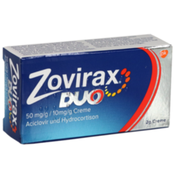 Verpackungsbild (Packshot) von ZOVIRAX Duo 50 mg/g / 10 mg/g Creme