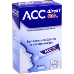 Verpackungsbild (Packshot) von ACC direkt 600 mg Pulver zum Einnehmen im Beutel