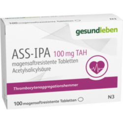 Verpackungsbild (Packshot) von ASS-IPA 100 mg TAH magensaftresistente Tabletten