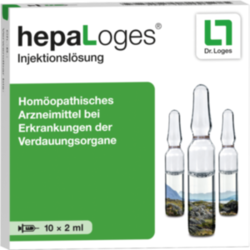 Verpackungsbild (Packshot) von HEPALOGES Injektionslösung Ampullen