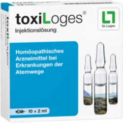 Verpackungsbild (Packshot) von TOXILOGES Injektionslösung Ampullen