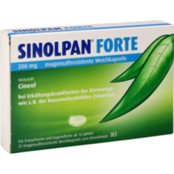 Verpackungsbild (Packshot) von SINOLPAN forte 200 mg magensaftres.Weichkapseln