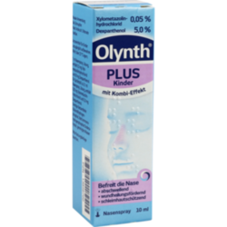 Verpackungsbild (Packshot) von OLYNTH Plus 0,05%/5% für Kinder Nasenspray o.K.