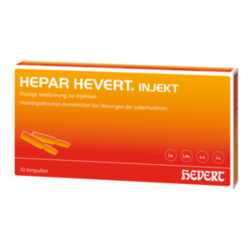 Verpackungsbild (Packshot) von HEPAR HEVERT injekt Ampullen