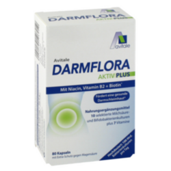 Verpackungsbild (Packshot) von DARMFLORA Aktiv Plus 100 Mrd.Bakterien+7 Vitamine