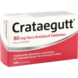 Verpackungsbild (Packshot) von CRATAEGUTT 80 mg Herz-Kreislauf-Tabletten