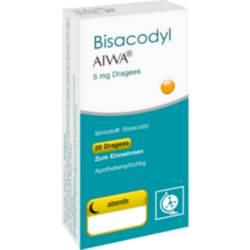 Verpackungsbild(Packshot) von BISACODYL AIWA 5 mg Dragees