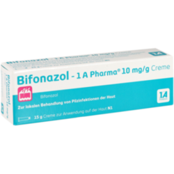 Verpackungsbild (Packshot) von BIFONAZOL-1A Pharma 10 mg/g Creme