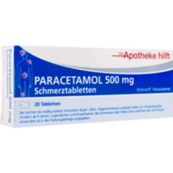 Verpackungsbild (Packshot) von PARACETAMOL 500 mg Die Apotheke hilft Tabletten