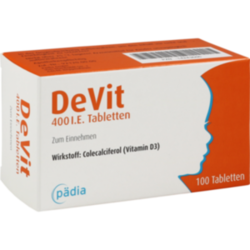 Verpackungsbild (Packshot) von DEVIT 400 I.E. Tabletten