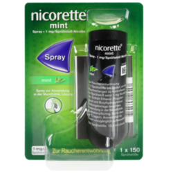 Verpackungsbild (Packshot) von NICORETTE Mint Spray 1 mg/Sprühstoß
