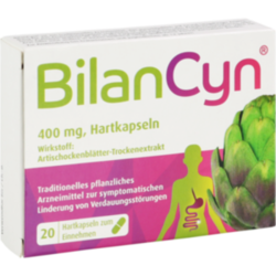 Verpackungsbild (Packshot) von BILANCYN 400 mg Hartkapseln