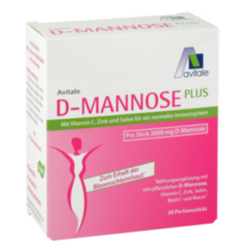 Verpackungsbild (Packshot) von D-MANNOSE PLUS 2000 mg Sticks m.Vit.u.Mineralstof.