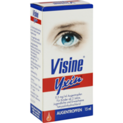 Verpackungsbild (Packshot) von VISINE Yxin 0,5 mg/ml Augentropfen