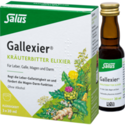 Verpackungsbild (Packshot) von GALLEXIER Kräuterbitter Elixier Salus Flü.z.E.