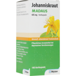 Verpackungsbild (Packshot) von JOHANNISKRAUT MADAUS 425 mg Hartkapseln