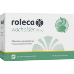Verpackungsbild (Packshot) von ROLECA-Wacholder 100 mg Weichkapseln