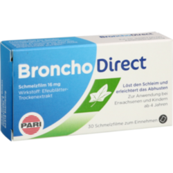 Verpackungsbild(Packshot) von BRONCHODIRECT Schmelzfilm 16 mg