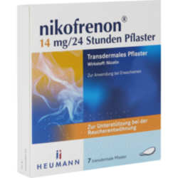Verpackungsbild (Packshot) von NIKOFRENON 14 mg/24 Stunden Pflaster transdermal
