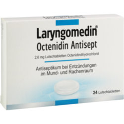 Verpackungsbild (Packshot) von LARYNGOMEDIN Octenidin Antisept 2,6 mg Lutschtabl.