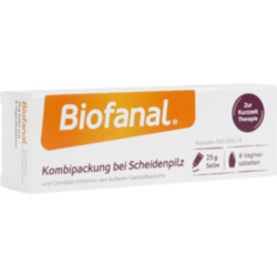 Verpackungsbild (Packshot) von BIOFANAL Kombipackung b.Scheidenpilz Vagtab.+Salbe