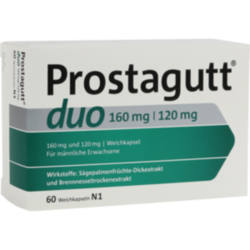 Verpackungsbild (Packshot) von PROSTAGUTT duo 160 mg/120 mg Weichkapseln