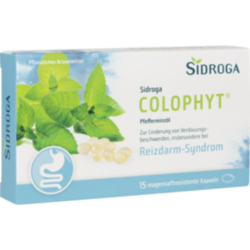 Verpackungsbild (Packshot) von SIDROGA ColoPhyt 182 mg magensaftres.Weichkapseln