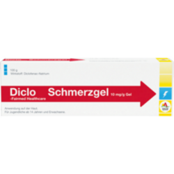 Verpackungsbild (Packshot) von DICLO-FAIRMED Healthcare Schmerzgel 10mg/g ELAC
