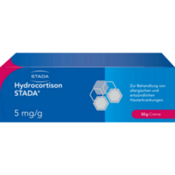 Verpackungsbild (Packshot) von HYDROCORTISON STADA 5 mg/g Creme