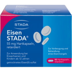 Verpackungsbild (Packshot) von EISEN STADA 55 mg Hartkapseln retardiert