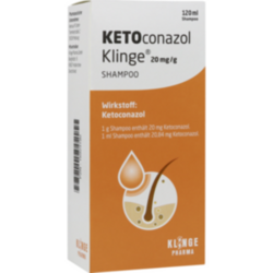 Verpackungsbild (Packshot) von KETOCONAZOL Klinge 20 mg/g Shampoo