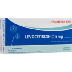 Verpackungsbild (Packshot) von LEVOCETIRIZINDIHYDROCHLORID Fair-Med Healthc.5 mg